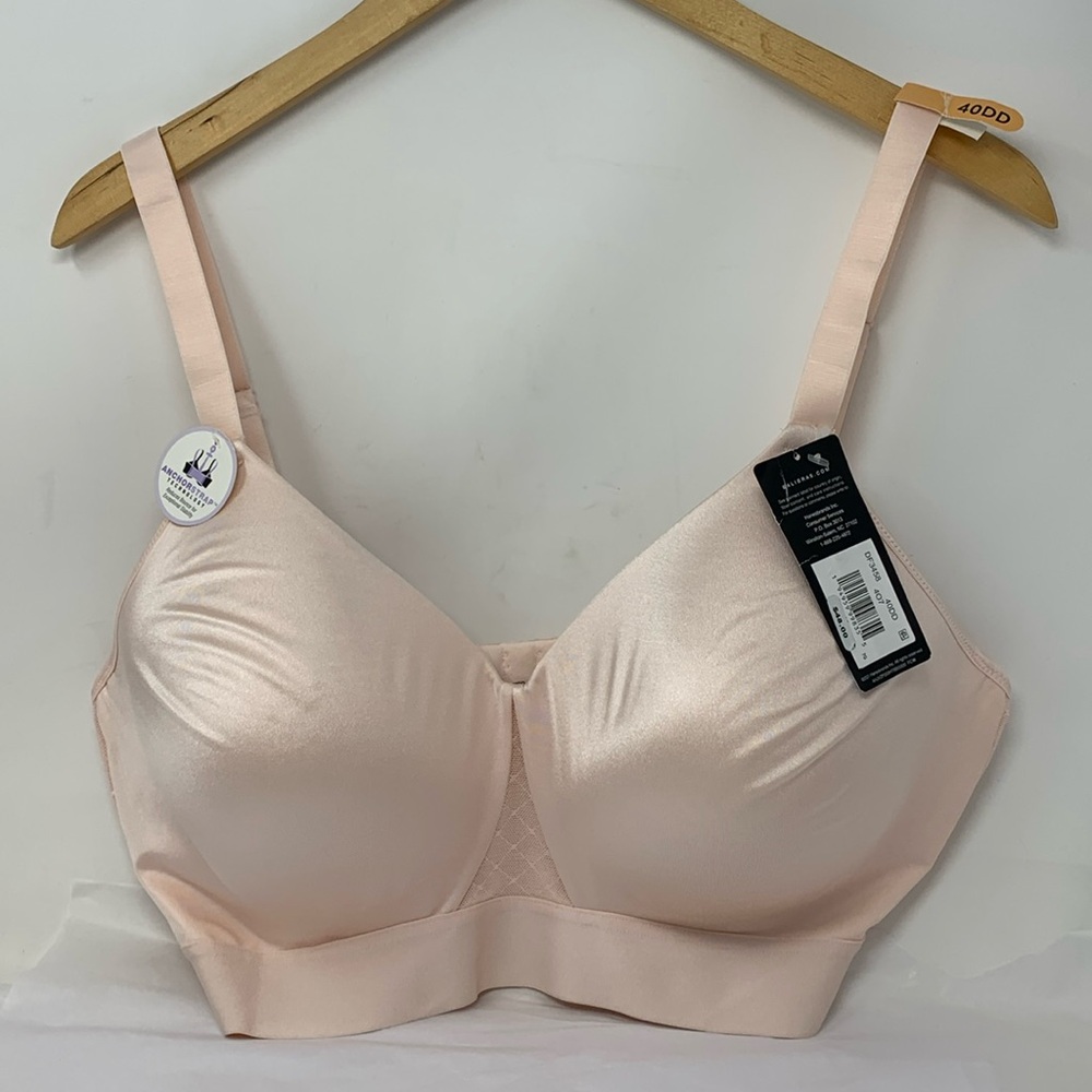 Bali Support Cool Comfort Light Pink Smooth Wireless Molded Cup Bra 40DD